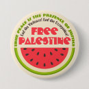 Recherche de paix palestine badges Pastèque