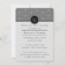 Recherche de motif monochrome invitations Gris