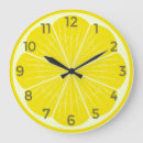 Recherche de jaune citron horloges Minimaliste