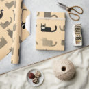 Recherche de chat gris papier cadeau Motif