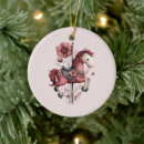 Recherche de manège ornements Cheval de carrousel