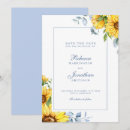 Recherche de sunflower wedding save the dates Aquarelle
