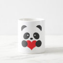 Recherche de panda coeur tasses Pandas