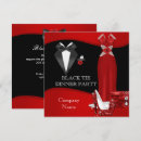 Recherche de rouge noir invitations Fête