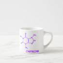 Zoek naar cafeïne molecule mokken Cafeïnemolecuul