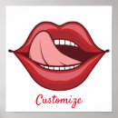 Recherche de bouche rouge posters Baiser