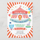 Recherche de fête cirque invitations Animaux