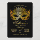 Recherche de masque mascarade invitations De mardi gras