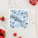 Recherche de notes musique serviettes Fête
