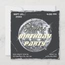 Recherche de de disco anniversaire invitations Argent