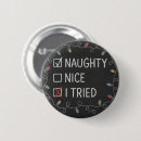 Recherche de noël drôle badges Humour de noël