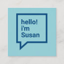 Recherche de parole cartes visite Minimaliste