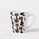 Recherche de rétro noir blanc tasses Motif