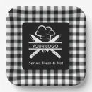 Recherche de nourriture assiettes Logo