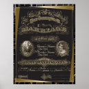 Recherche de certificat mariage posters Vintage