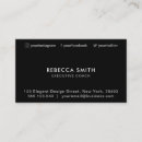 Recherche de boutique de mode cartes visite Simple
