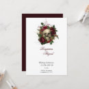 Recherche de crâne gothique invitations Moderne