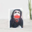Recherche de chaussette singe vœux cartes Jour