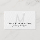 Recherche de lux cartes visite Monogramme