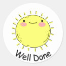 Recherche de soleil heureux autocollants Pour enfants