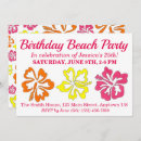 Recherche de fleurs hawaïennes invitations Fête
