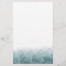 Zoek naar blauwgroen blauw briefpapier Waterverf