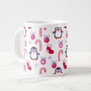 Recherche de motif de pingouin tasses Rose