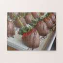 Recherche de fraise puzzles Chocolat