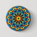 Recherche de mandala coloré badges Abstrait