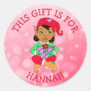 Recherche de elfe fille autocollants Rouge