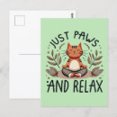 Recherche de relaxation cartes postales Yoga