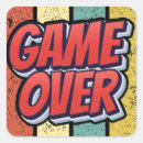 Recherche de console de jeu autocollants Rétro