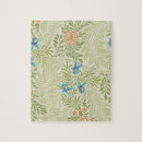 Recherche de motif floral puzzles William morris