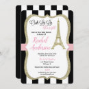 Recherche de tour eiffel baby shower invitations Bébé