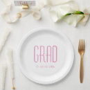 Recherche de pink graduation assiettes Girly