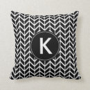 Recherche de chevron blanc coussins Initial