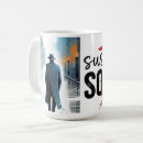 Recherche de mystère tasses Typographie