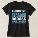 Recherche de archivistes tshirts Profession