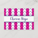 Recherche de chevron rose cartes visite Professionnel