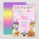 Recherche de de chiot invitations Pour les chiens