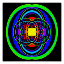 Recherche de formes géométriques posters Coloré