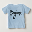 Recherche de bonjour bébé tshirts Français