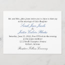 Recherche de bleu cobalt mariage invitations Simple