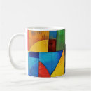 Zoek naar primaire kleuren mokken Abstract