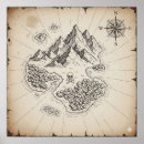 Recherche de carte de pirate posters Illustration