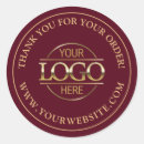 Recherche de logo rouge autocollants Entreprise