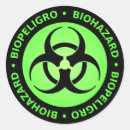 Recherche de symbole de biohazard autocollants Noir