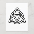 Recherche de symboles celtiques cartes postales Triquetra