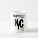 Recherche de paysage urbain tasses New york city