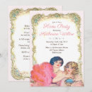 Recherche de poulette invitations Vintage